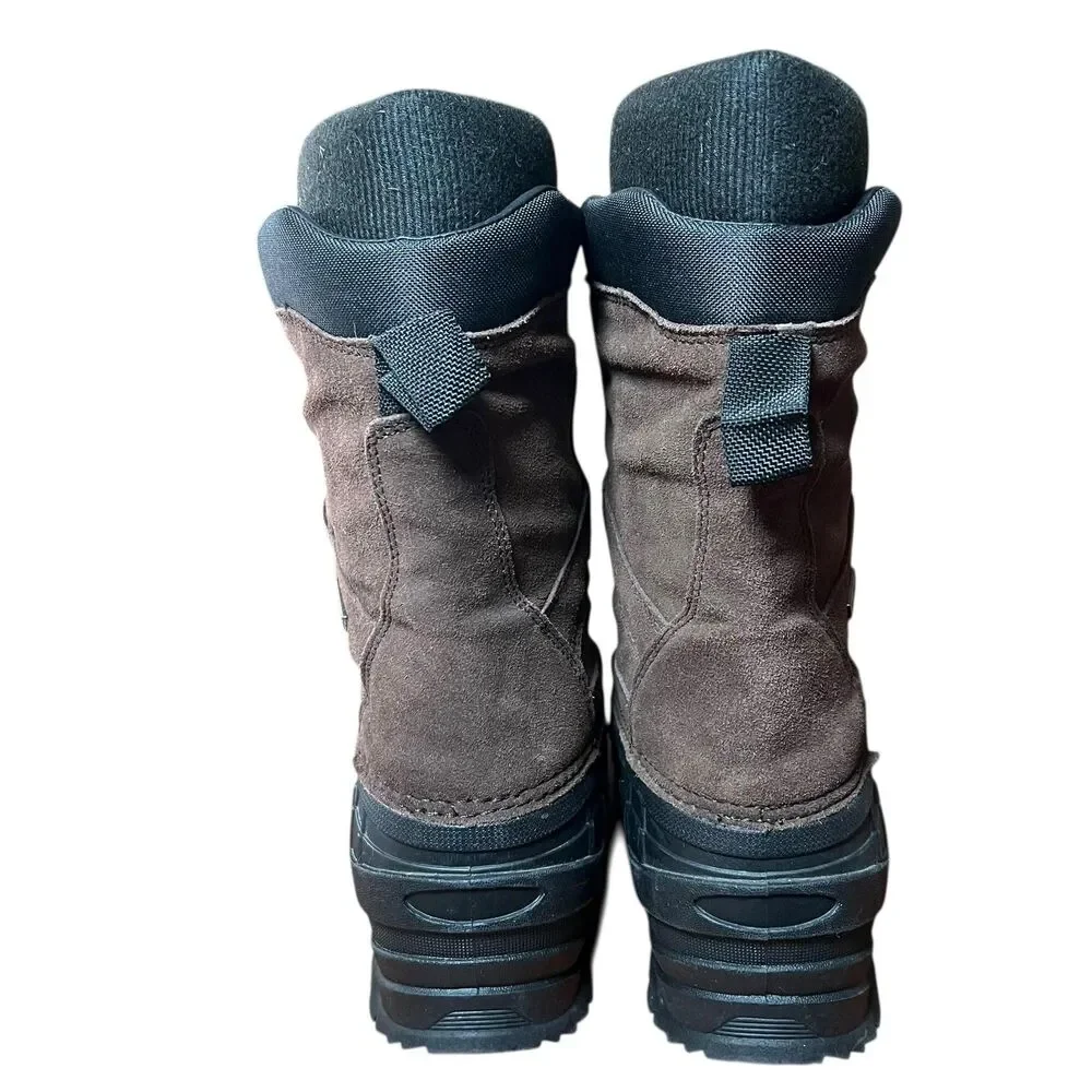 Snow Boots Mens Size 10 Brown Waterproof ThermoLite Duck Winter Insulated
